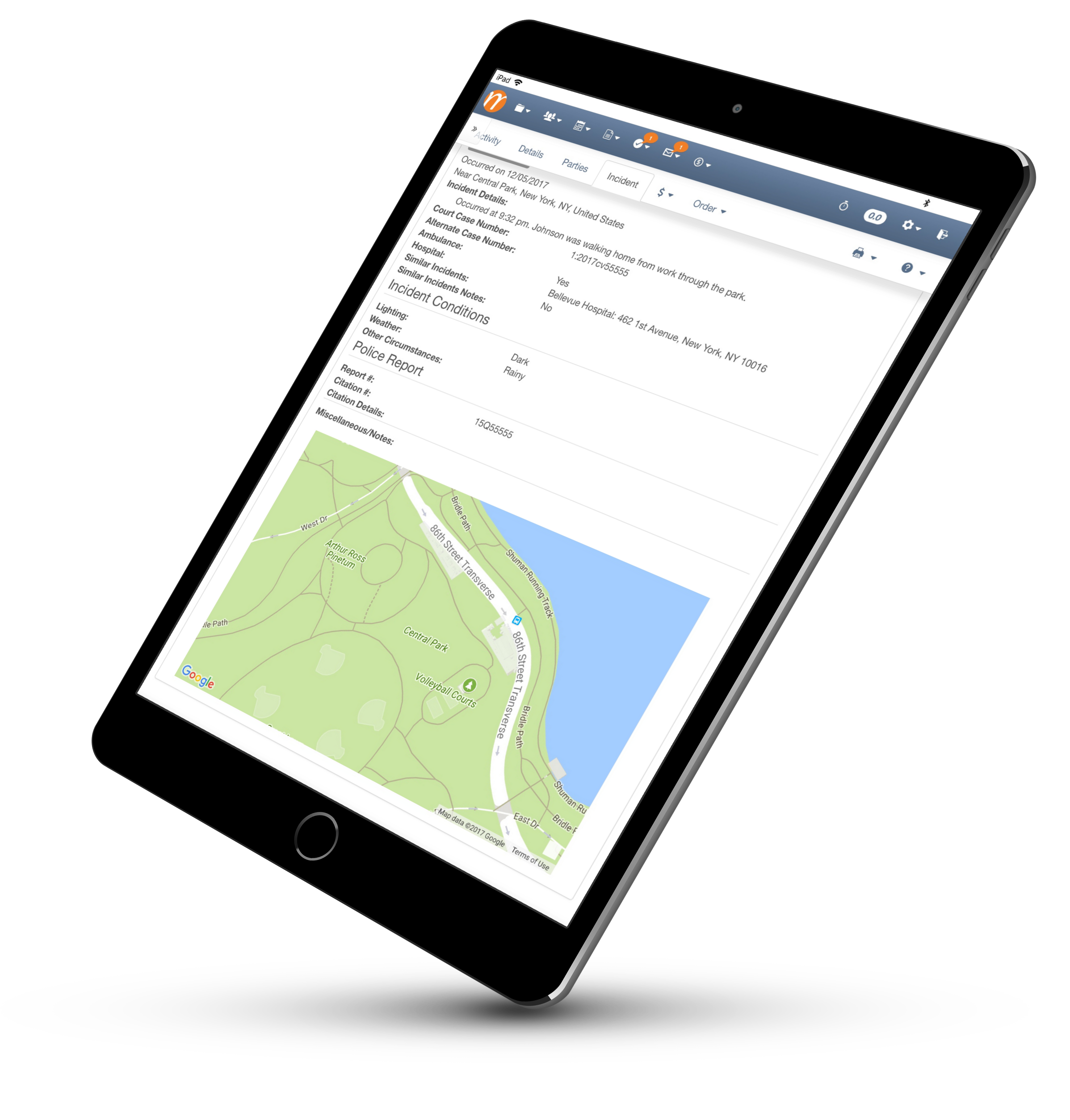 All of the important details in one place