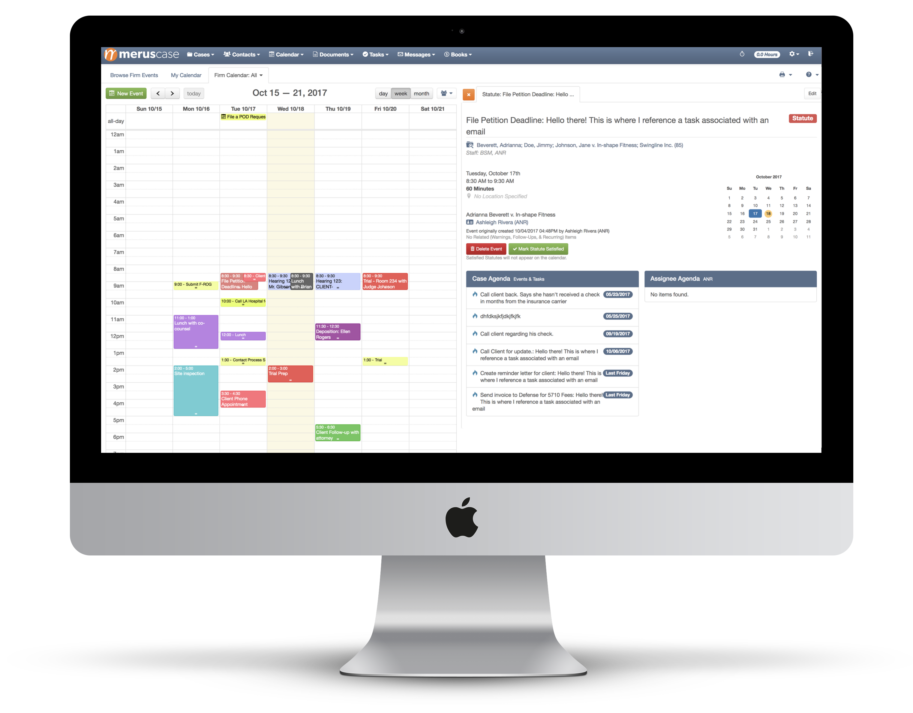 Stay on top of statutes